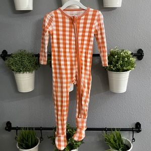 Angel Dear Gingham Footies - 9-12 Months